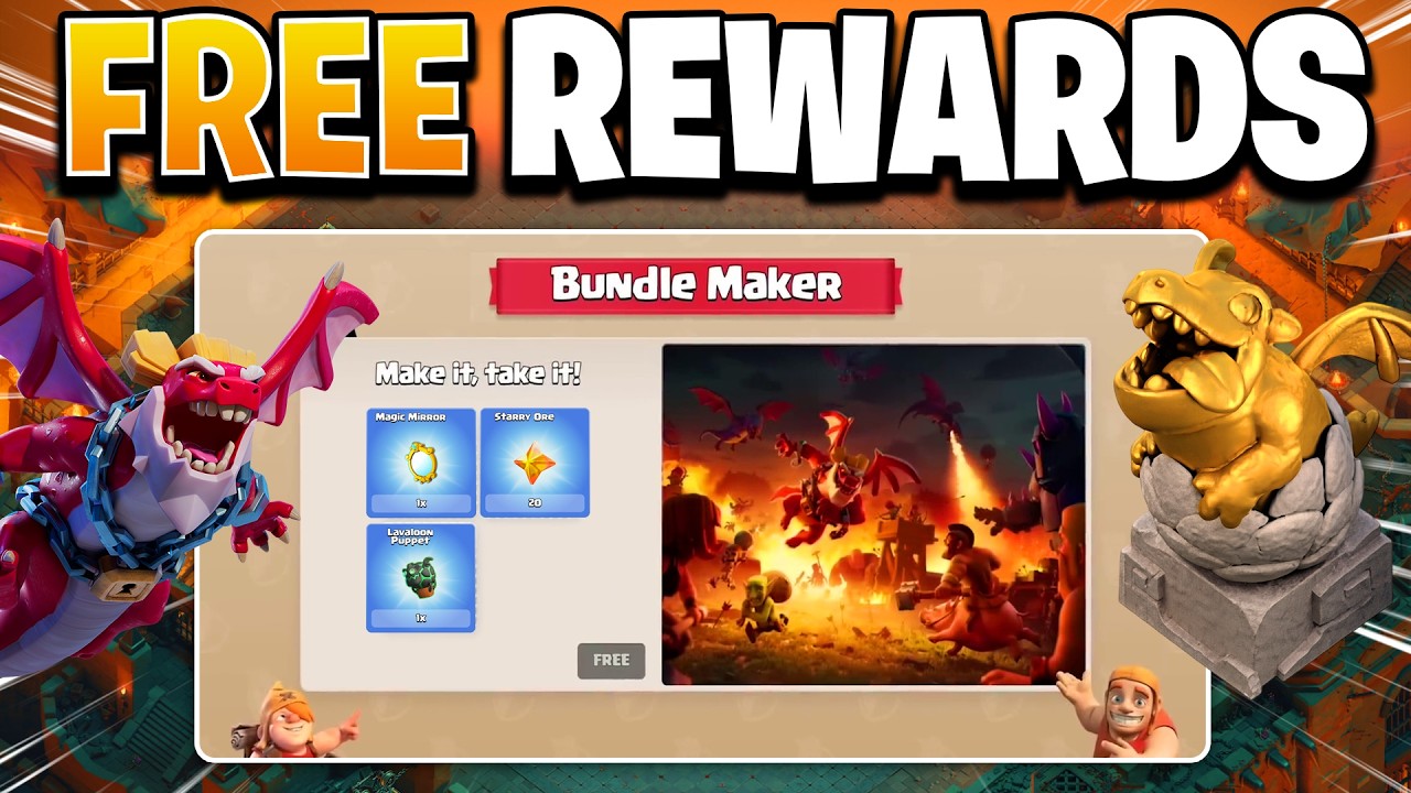 How to get FREE Bundle Maker & New Event Rewards in Clash of Clans ...