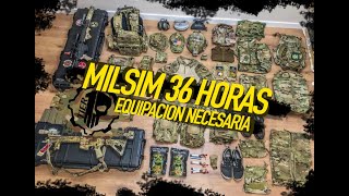 MILSIM 36 horas EQUIPACION NECESARIA-TIER1 Review Airsoft