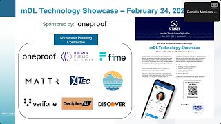mDL Technology Showcase Webinar