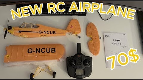 My NEW RC Airplane – Piper J3 Cub 🟡🛩️