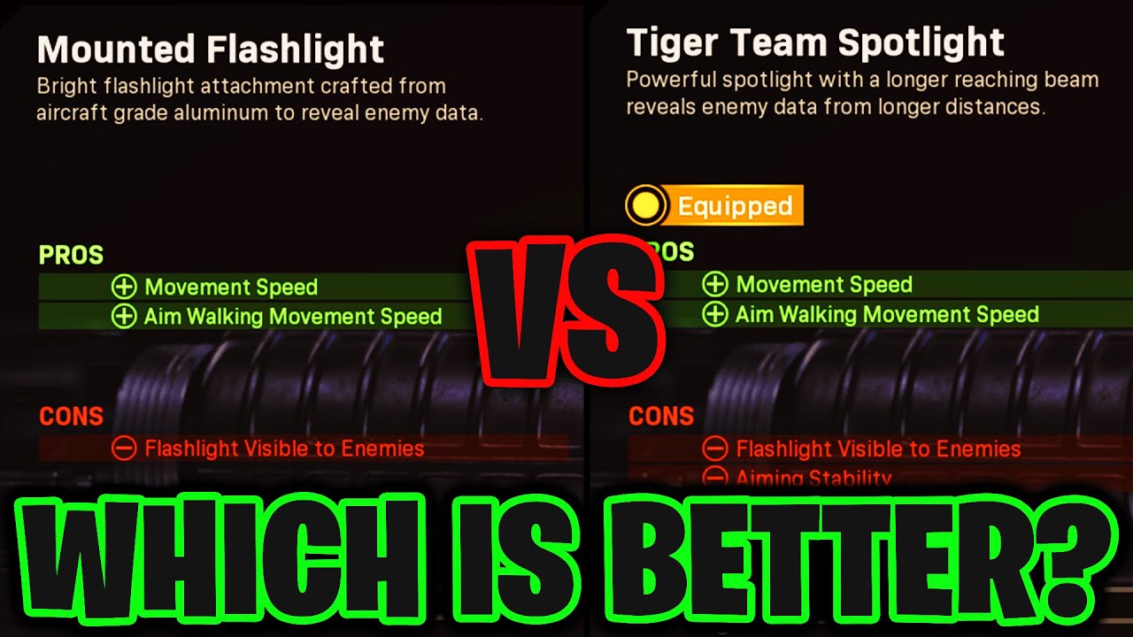 Tiger Team Spotlight vs Mounted Flashlight! Which is Actually Better in