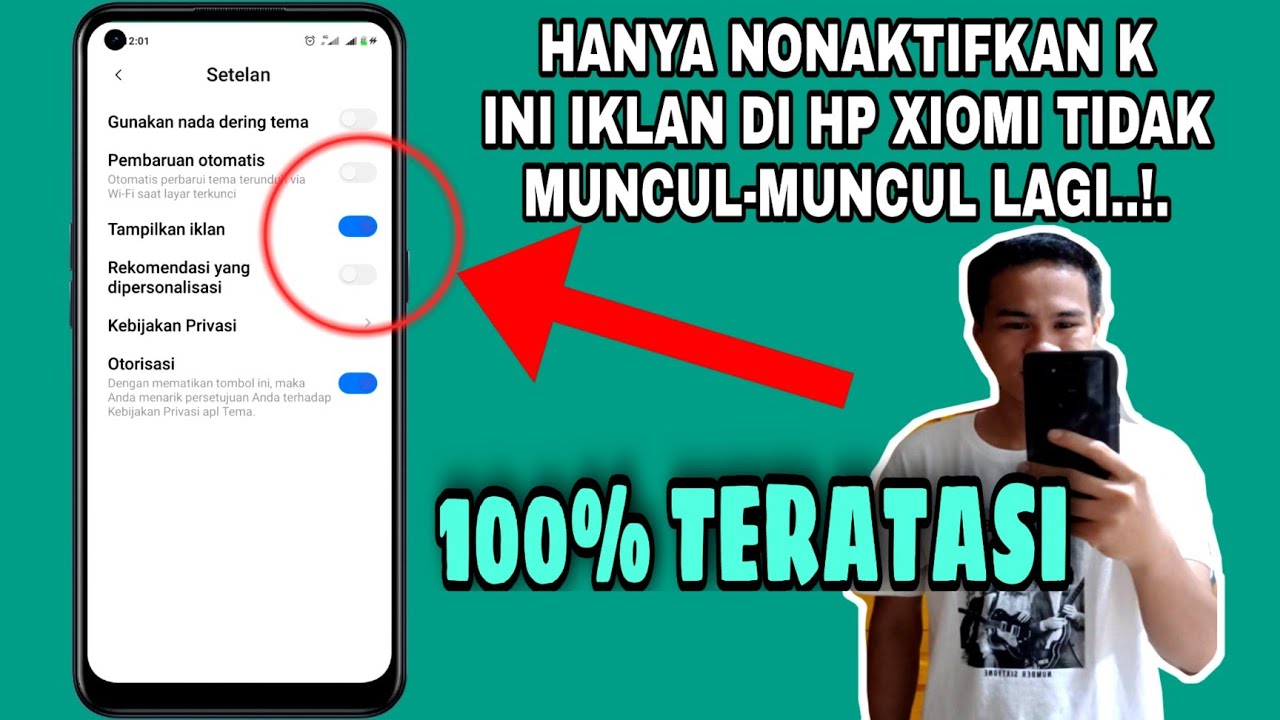 Cara Mengatasi Iklan Sering Muncul di HP xiomi