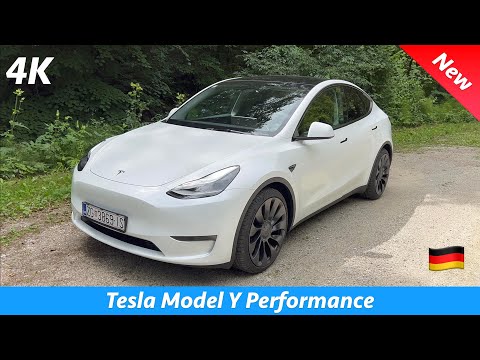 Tesla Model Y Performance 2022 - FIRST look in 4K  Exterior - Interior  (Details) Giga Berlin 