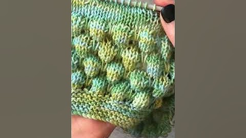 6-Row Knit Bubble Stitch