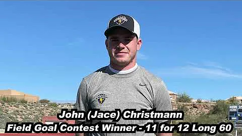 John (Jace) Christmann's (Florida) Field Goal Work...