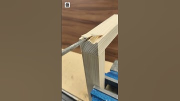 Hidden Wood Joint Trick 🔥💡 #Woodworking #HiddenScrews