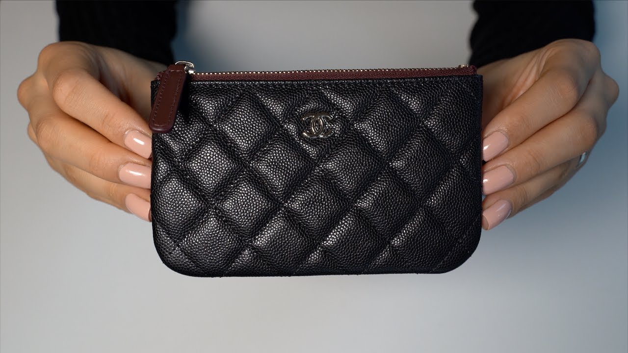 chanel mini pouch caviar