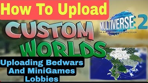 How To Make A Server Like Hypixel | How To Upload Custom Worlds |