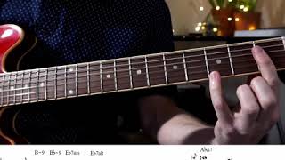 Smooth Neo Soul Ending Lick in Ab (free Guitar TABs) Resimi