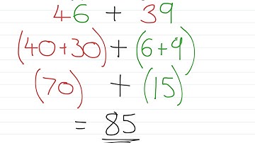 Teaching Idea #18 Adding by Partitioning Mental Maths Calculation Method Kids