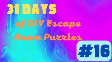 Making the puzzle fit the lock in your DIY escape room