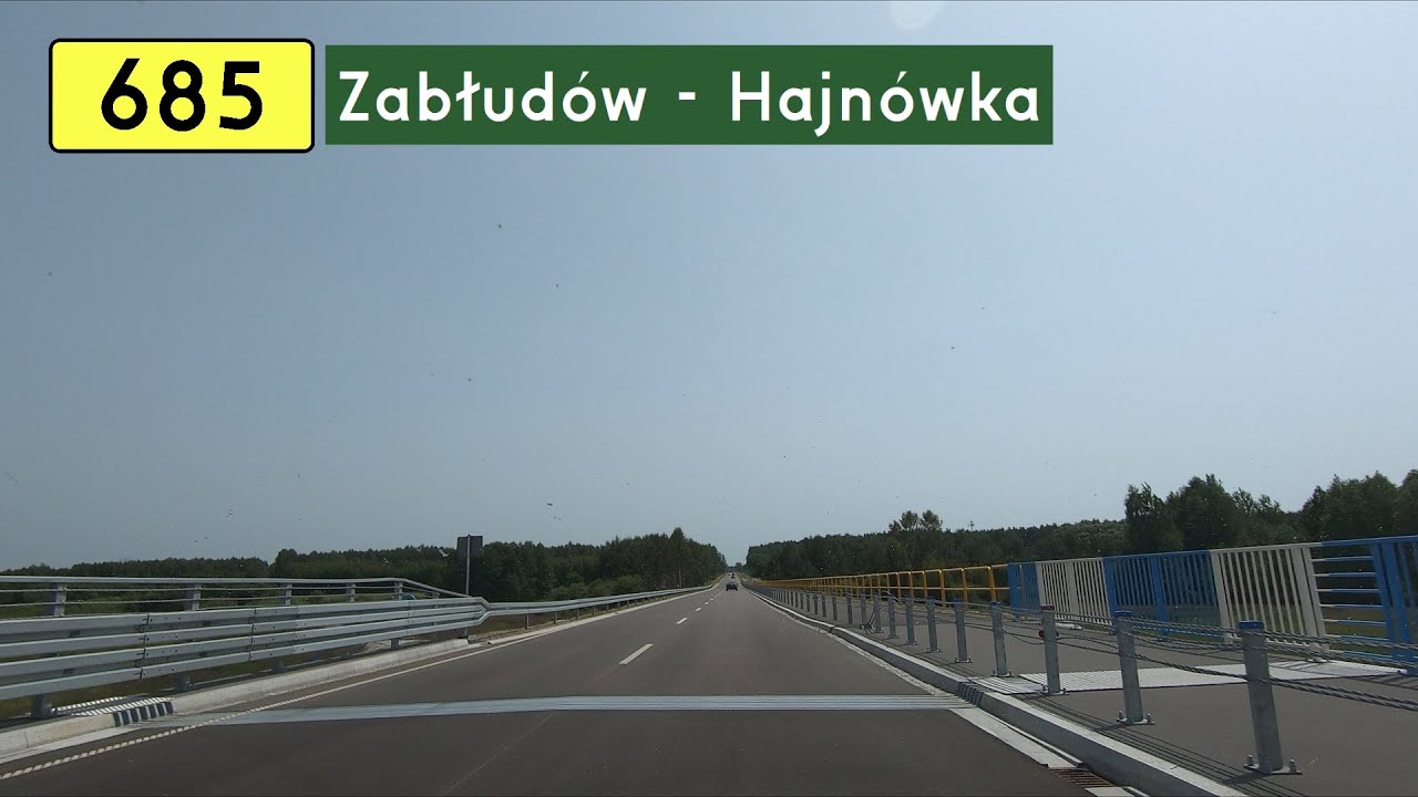 DW685 Zabłudów - Hajnówka (po przebudowie)