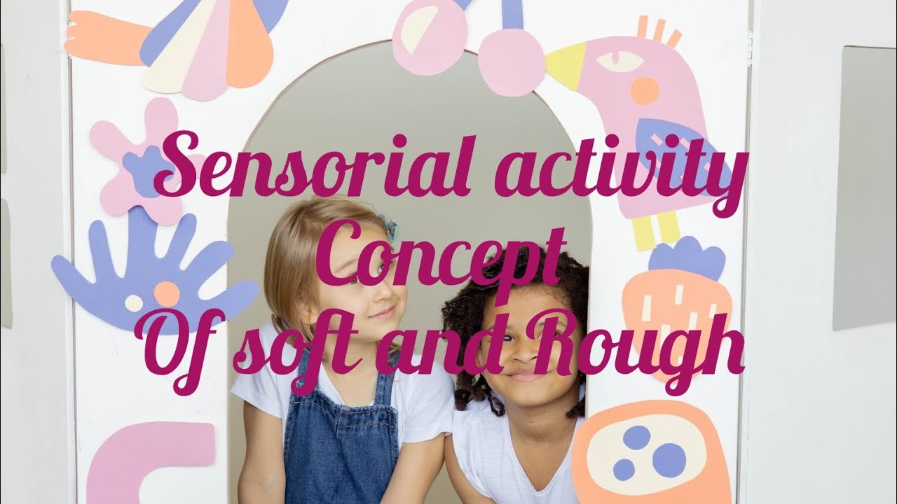 "Sensory Wonderland: Exploring Soft and Rough Textures with Playful Discovery"