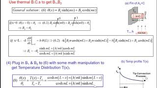 ME 255 - Derivation of Fin Heat Rate Equations