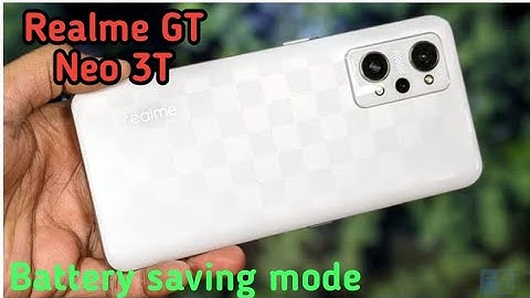 How To Enable Battery Saving Mode In Realme GT NEo 3T, Power Saving Mode Enable Kaise