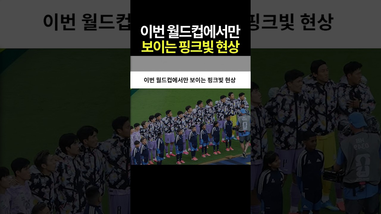 이번 월드컵에서만 보이는 핑크빛 현상 #축구화 #손흥민 #이강인 #메시 #올리세