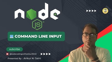 💻 Command Line Input in Node.js | Using process.argv & readline Module | 📝 Build a Todo App