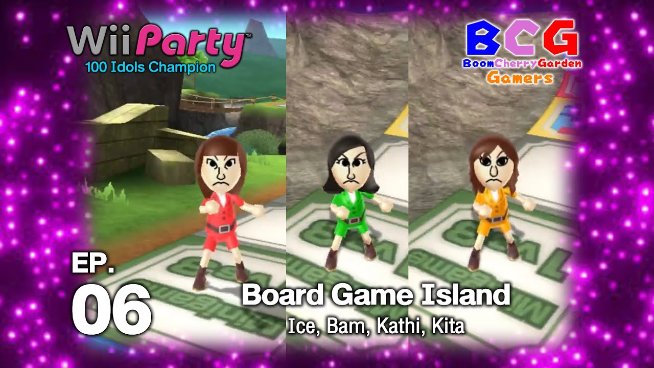 Wii Party 100 Idols Champion SS1 Ep 06 Board Game Island Round 1 Game 06-4 Players (P2)