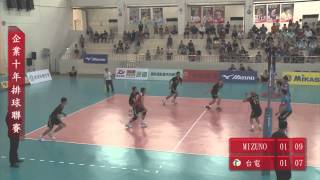 企業十年甲級男女排球聯賽-20140510 MIZUNO vs 台電公司