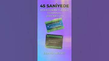 45 Saniyede Mikrodenetleyici Breakout Board Nedir? #arduino #geliştirme #kendinyap  #esp32 #diy