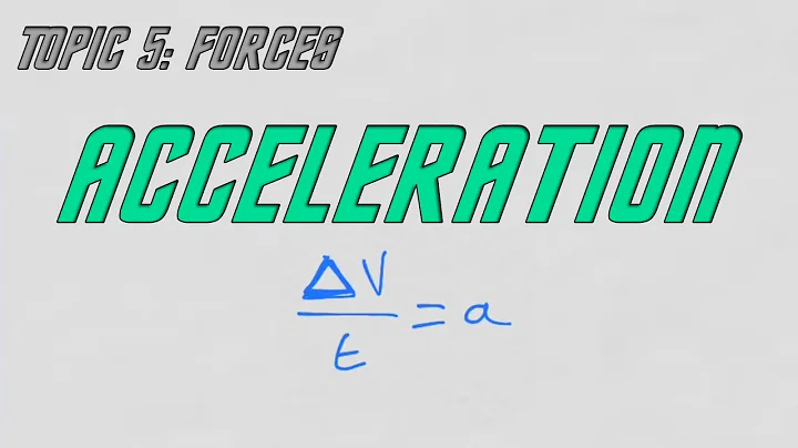 AQA GCSE Physics (9-1): Acceleration.
