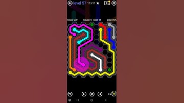 How To Solve Flow Free Hexes 11x11 Mania Level 57 Board Walk Through Solution Walkthrough
