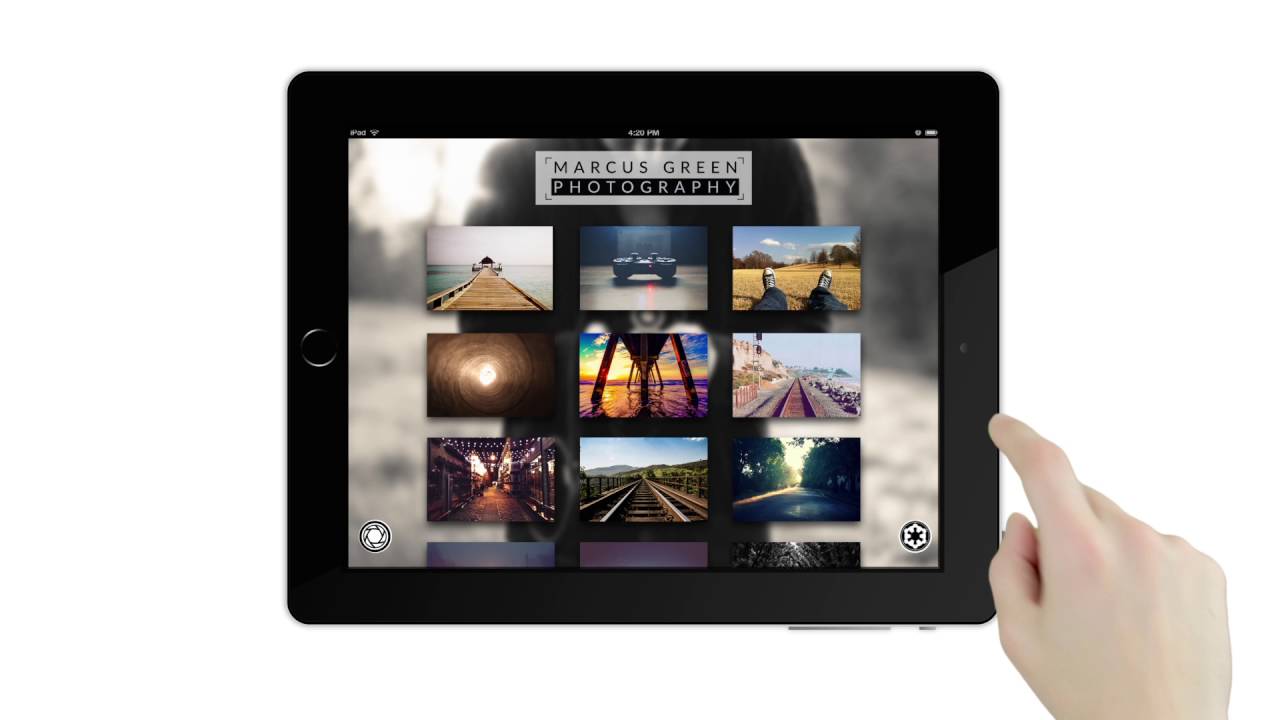 Photographer Portfolio App Design and Interaction Design UI UX After
