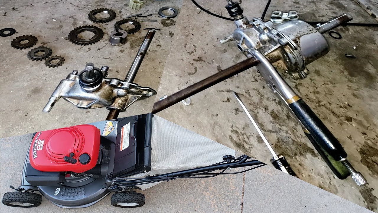 HONDA HR215 Self Propelled Transmission Proplem part 1 Máy Cắt Cỏ