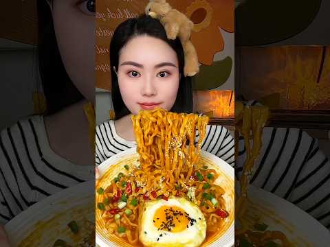 Glossy Noodle Mukbang Buldak Ramen #<strong>sauce</strong> #shorts