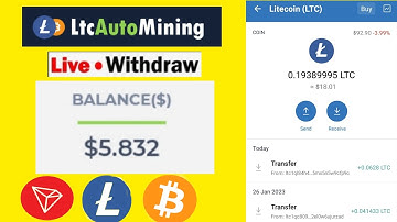 Live $5.8 Withdraw Ltcautomining Website. New Free Cloud Mining Website. New Bitcoin Mining Site