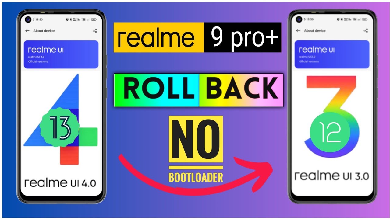 Realme 9 Pro Plus Rollback On Android 12 UI 3.0