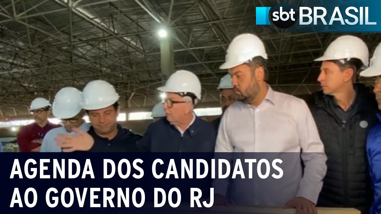 RJ: Castro, Neves e Freixo cumprem agenda desta 5ªfeira | SBT Brasil (15/09/22)