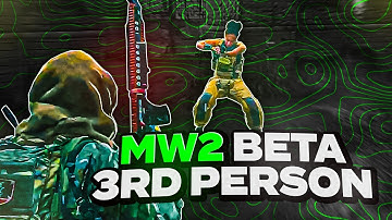 Modern Warfare 2 in 3RD PERSON (MW2 Beta Gameplay)