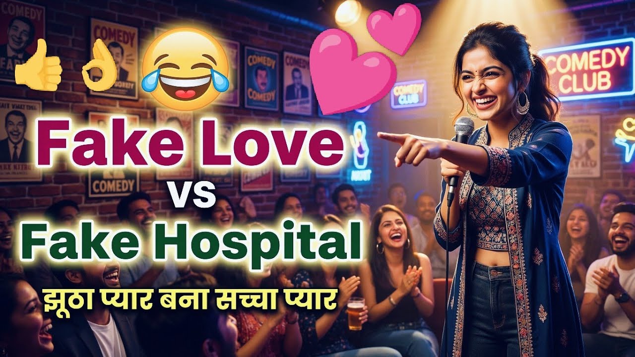 Fake Love Vs Fake Hospitals | Nitish Kumar | Relatable AI Girl Stand Up Comedy Video | Funny Video |