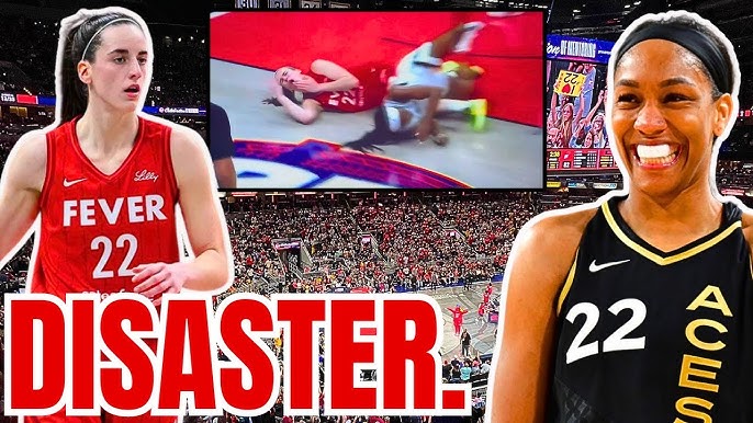 Indiana Fever DISASTER! WNBA Fans at WAR over Caitlin Clark Jackie Young Foul as A'ja Wilson BALLS! - YouTube