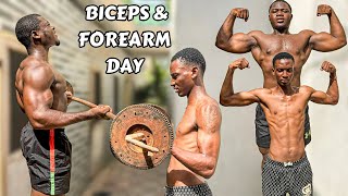 BICEPS &amp; FOREARMS DAY - MY PERSONAL WORKOUT PLAN (WEEK 1)