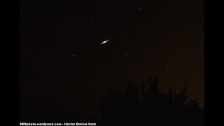 Iridium flare in Cassiopeia - Clase 10
