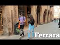 Honied Ferrara. Italy  - 4k Walking Tour around the City - Travel Guide. trends, moda #Italy