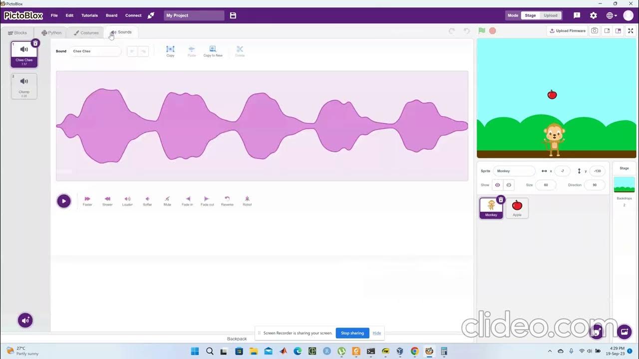 Gesture treasure hunt with python on pictoblox - YouTube