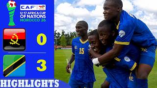 Angola vs Tanzania Highlights & All Goals | U17 Africa Cup of Nations 2026