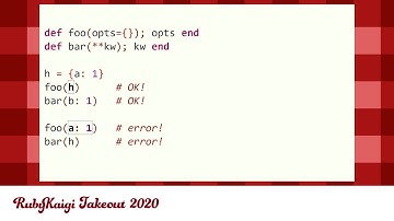[EN] Keyword Arguments: Past, Present, and Future / Jeremy Evans @jeremyevans0
