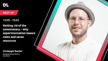 Getting rid of the unnecessary: Why experimentation lowers costs & saves resources || DL Summit 2024