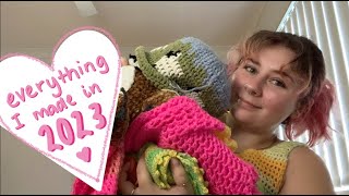 Everything I Made in 2023 // A Crochet and Knitting Vlog