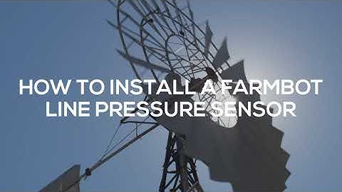 Farmbot Line Pressure Sensor
