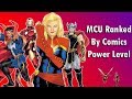 All 30 MCU Heroes Ranked By Comic Power Levels (In-Depth Marvel Ranking)