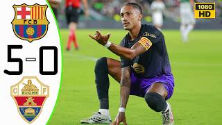 Barcelona vs Elche 5-0 All Goals and Football Highlights 2026 HD screenshot 3