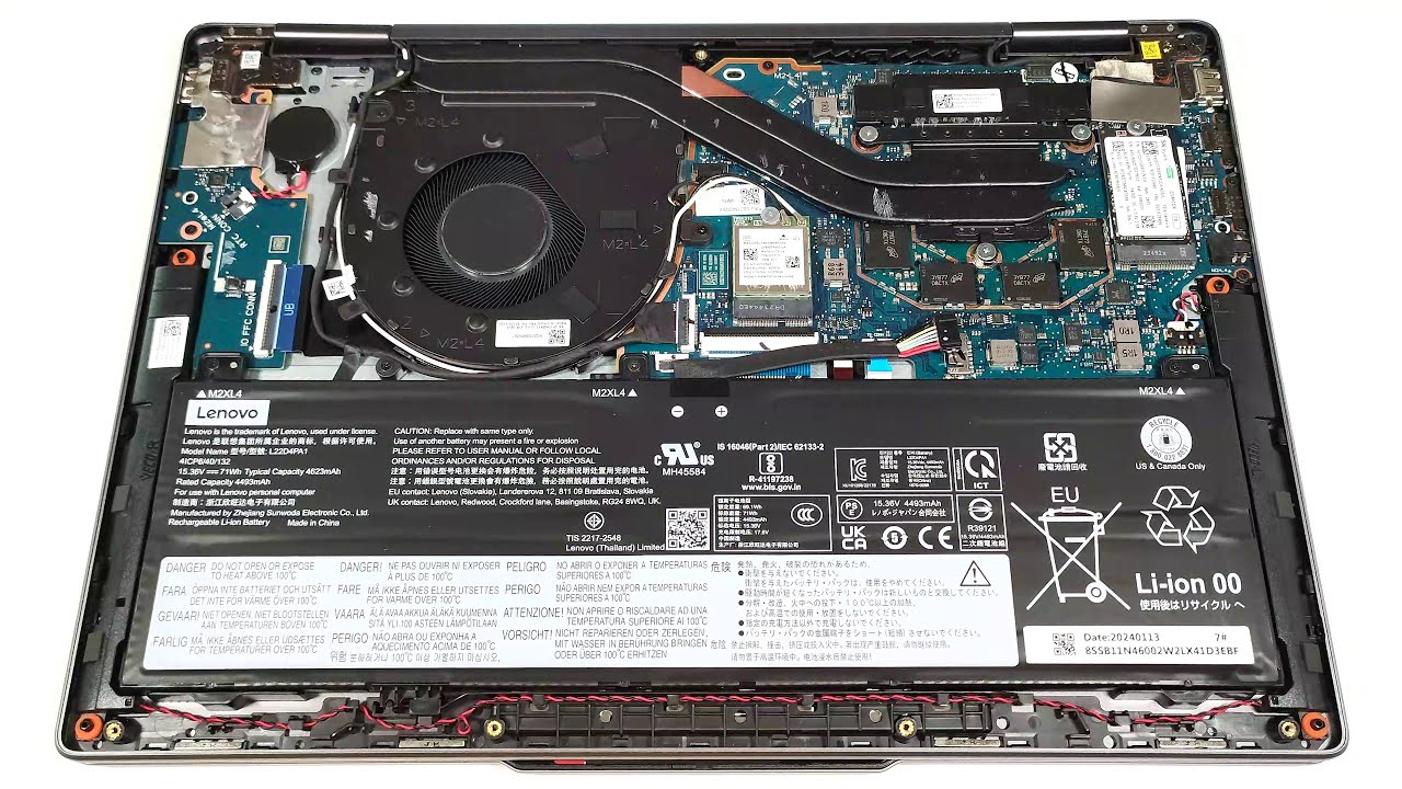 🛠️ How to open Lenovo Yoga 7 2-in-1 Gen 9 (14