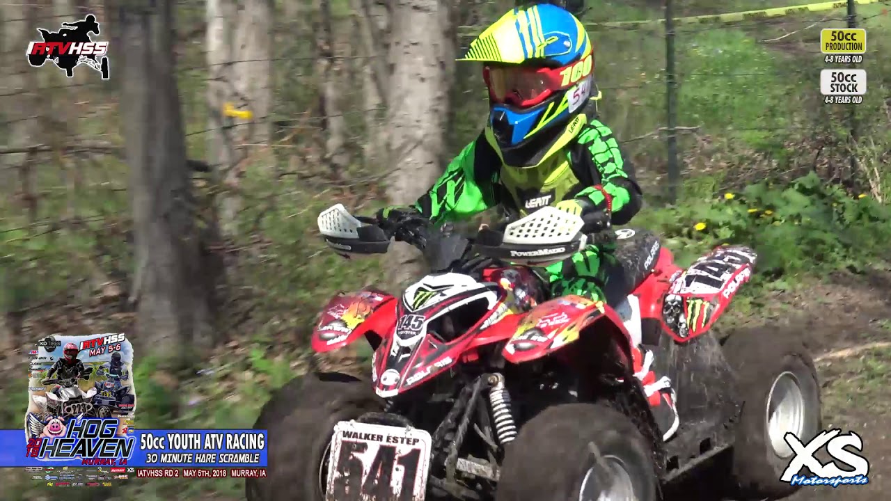 Motocross racing. 15yr+ division race. Grown ups ride small 50cc