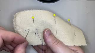 Left-Handed Even Basting Stitch