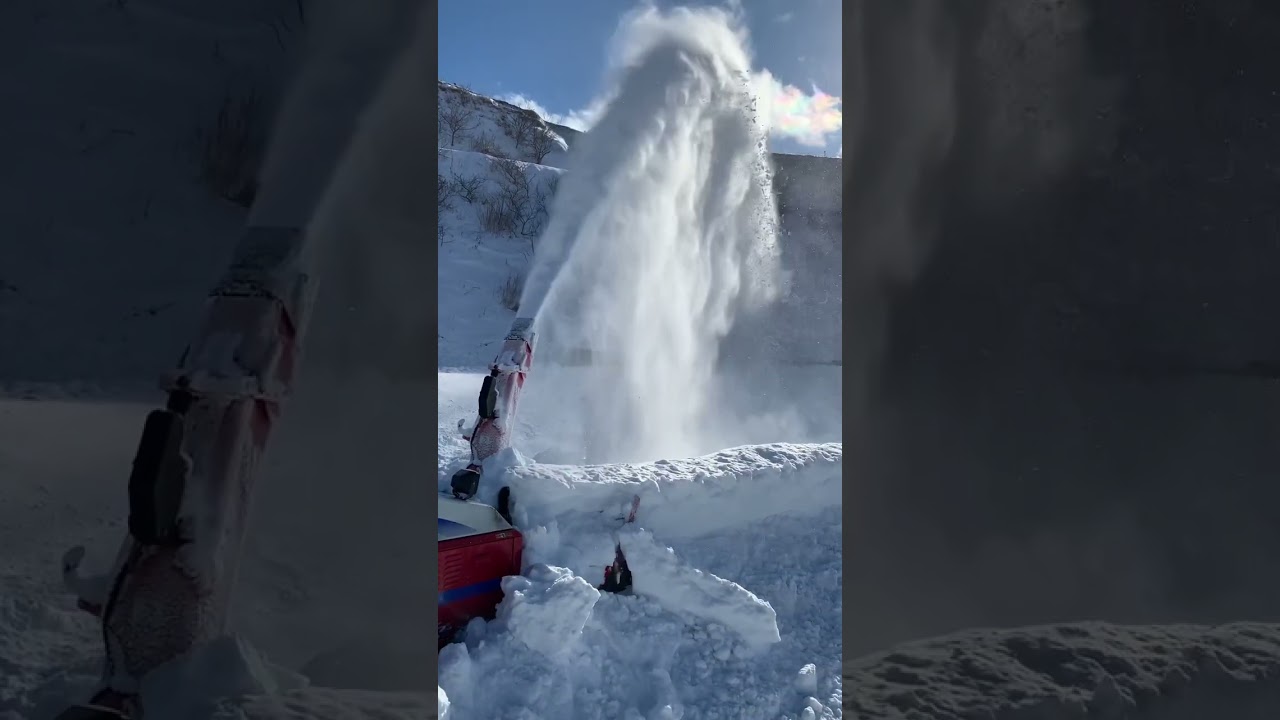 除雪機】ヤンマーYSR2220 snowblower #shorts - YouTube